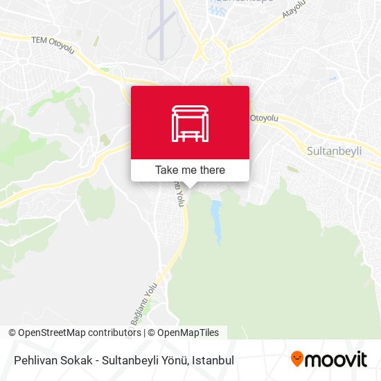Pehlivan Sokak - Sultanbeyli Yönü map