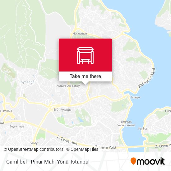 Çamlibel - Pinar Mah. Yönü map