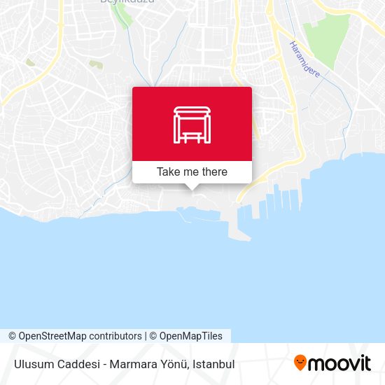 Ulusum Caddesi - Marmara Yönü map