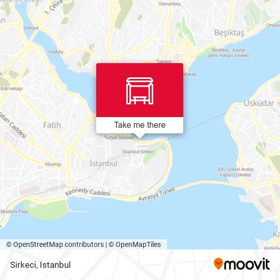 Sirkeci map