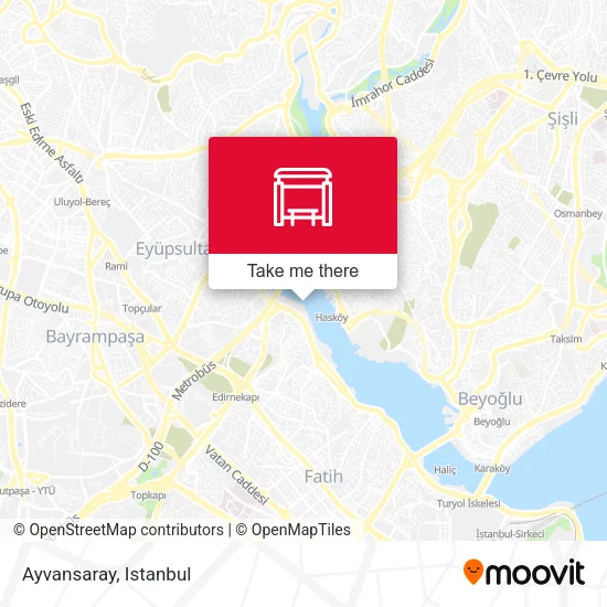 Ayvansaray map