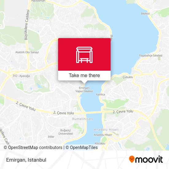 Emirgan map