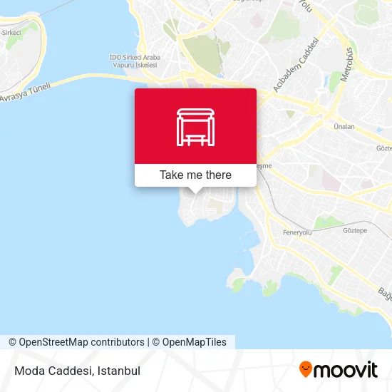 Moda Caddesi map