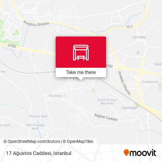 17 Ağustos  Caddesi map