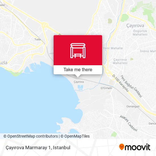 Çayırova Marmaray 1 map