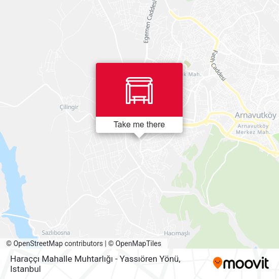 Haraççı Mahalle Muhtarlığı - Yassıören Yönü map