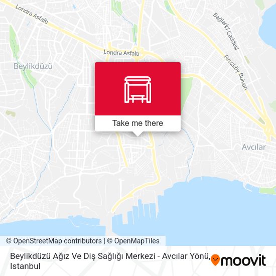 Beylikdüzü Ağız Ve Diş Sağlığı Merkezi - Avcılar Yönü map