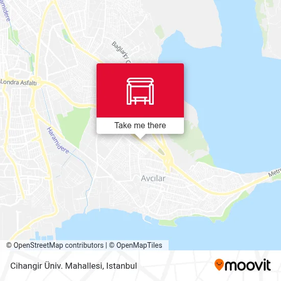 Cihangir Üniv. Mahallesi map