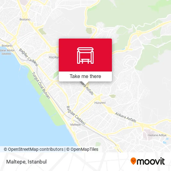 Maltepe map
