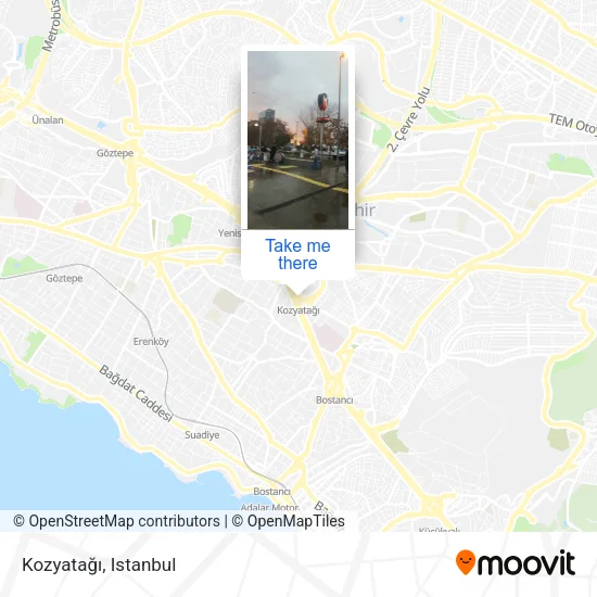 Kozyatağı map