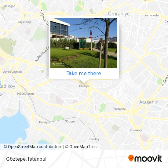 Göztepe map