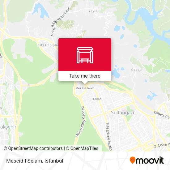 Mescid-I Selam map