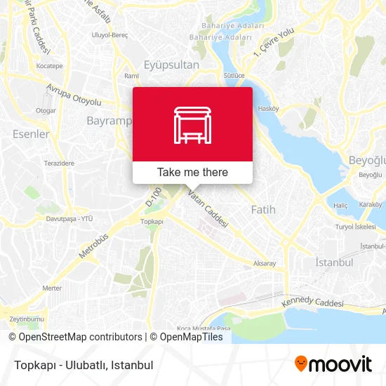 Topkapı - Ulubatlı map