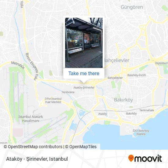 Ataköy - Şirinevler map
