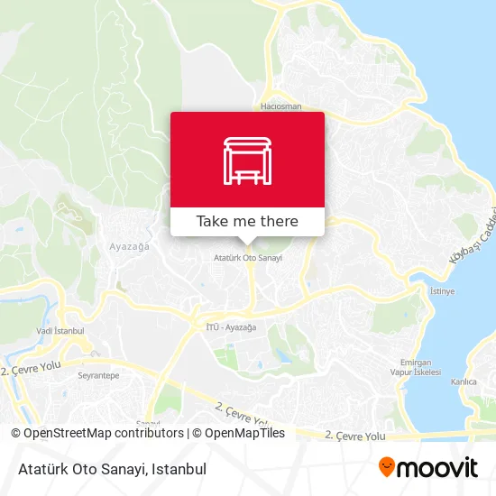 Atatürk Oto Sanayi map
