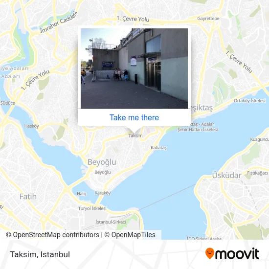 Taksim map