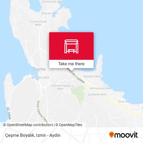 Çeşme Boyalık map