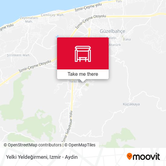 Yelki Yeldeğirmeni map