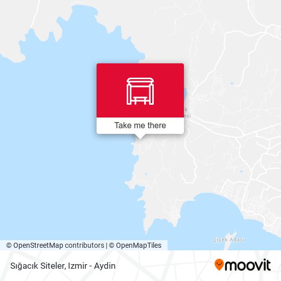 Sığacık Siteler map