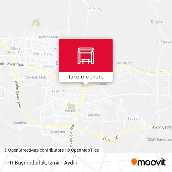 Ptt Başmüdürlük map