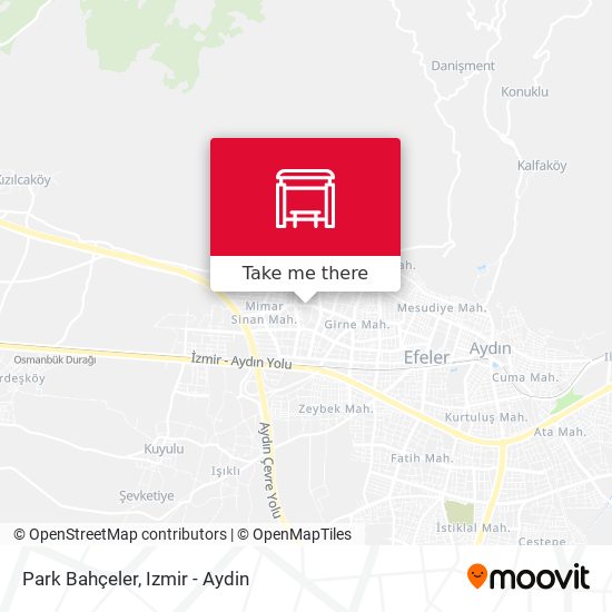 Park Bahçeler map