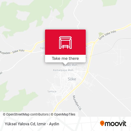 Yüksel Yalova Cd map