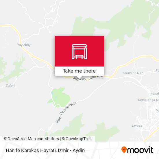 Hanife Karakaş Hayratı map