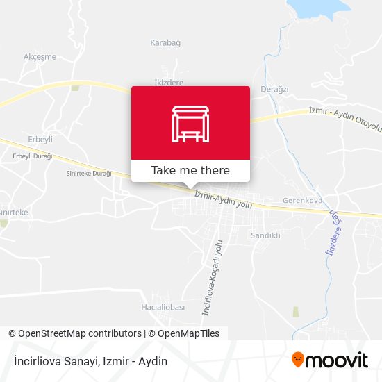 İncirliova Sanayi map