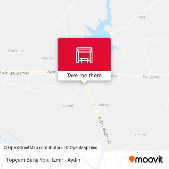 Topçam Baraj Yolu map