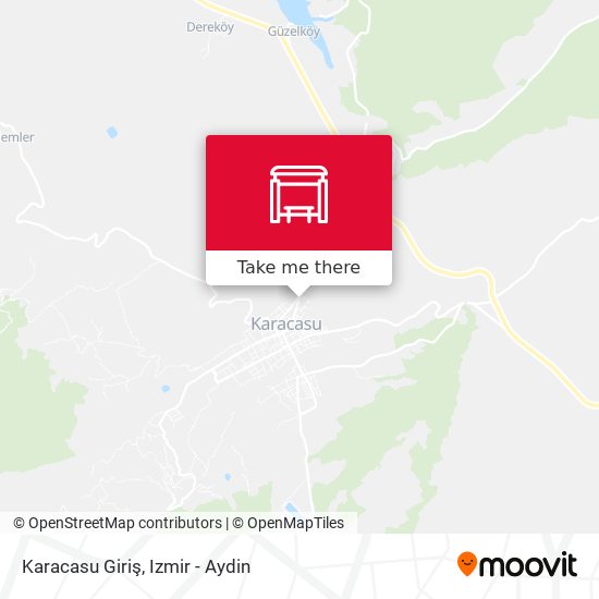 Karacasu Giriş map