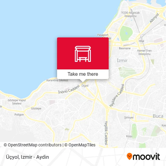 Üçyol map