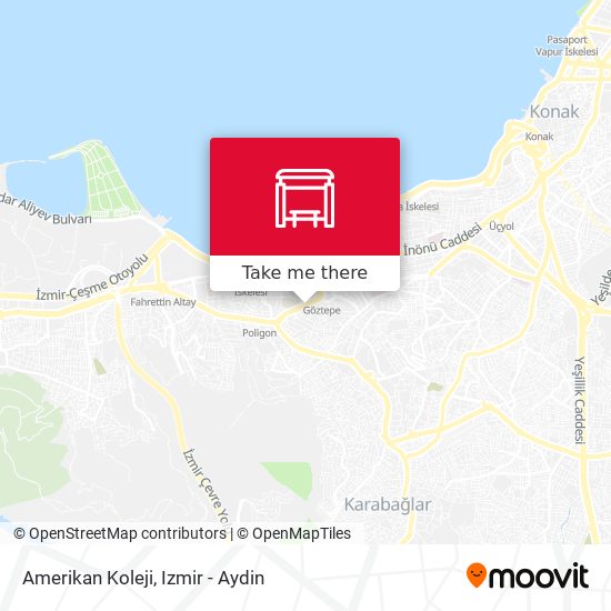 Amerikan Koleji map