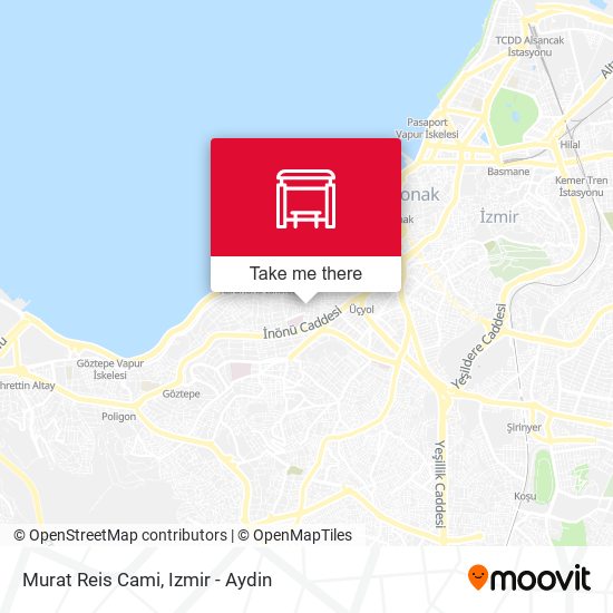 Murat Reis Cami map