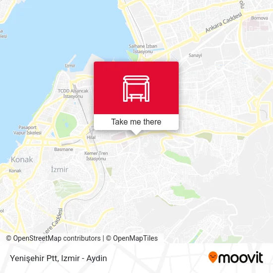 Yenişehir Ptt map