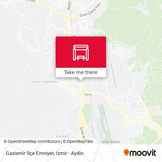 Gaziemir İlçe Emniyet map