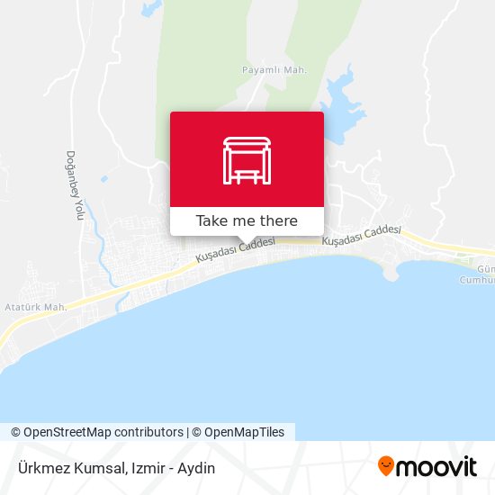 Ürkmez Kumsal map