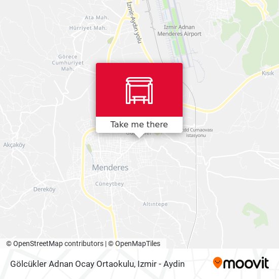 Gölcükler  Adnan Ocay Ortaokulu map