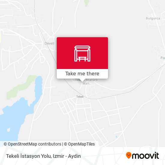 Tekeli İstasyon Yolu map