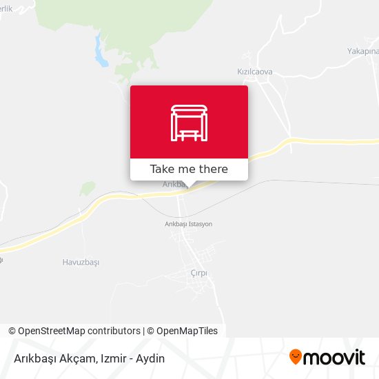 Arıkbaşı Akçam map