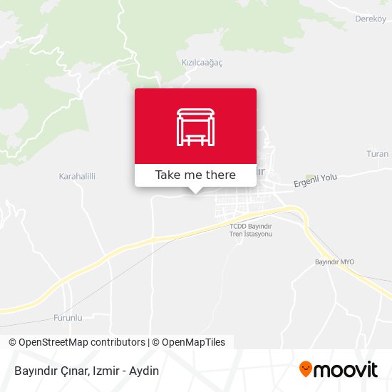 Bayındır Çınar map