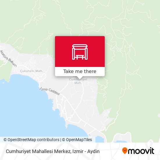 Cumhuriyet Mahallesi  Merkez map