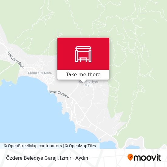 Özdere Belediye Garajı map