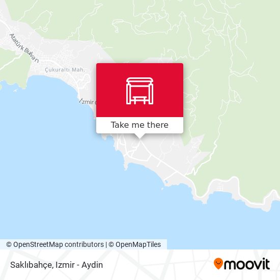 Saklıbahçe map