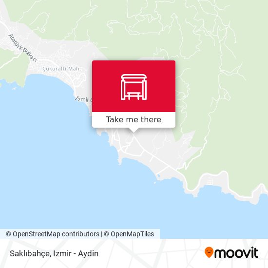 Saklıbahçe map