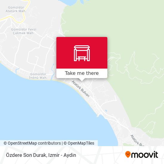 Özdere Son Durak map