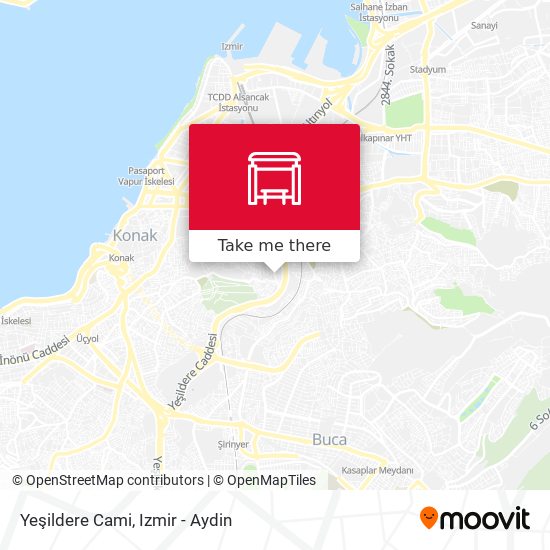 Yeşildere Cami map