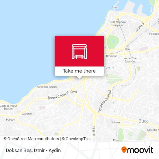 Doksan Beş map