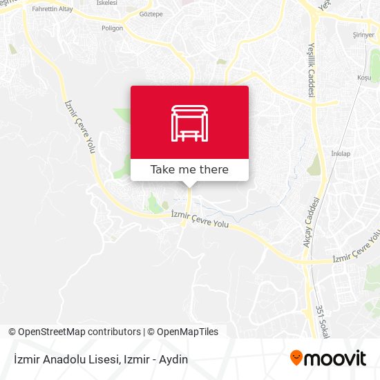 İzmir Anadolu Lisesi map
