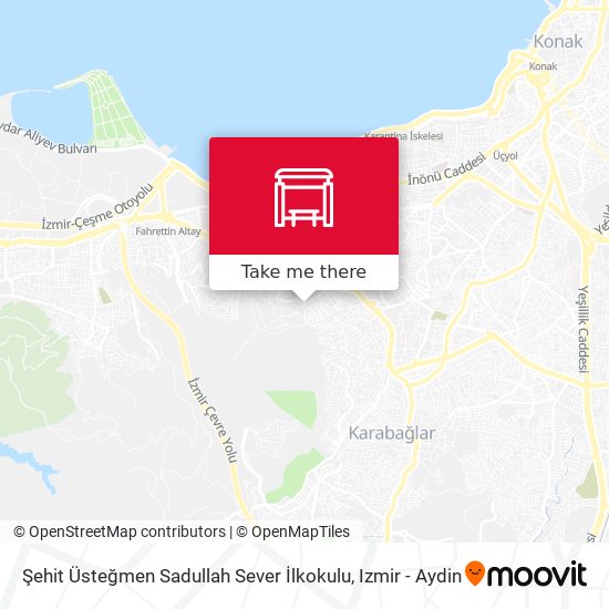Şehit Üsteğmen Sadullah Sever İlkokulu map