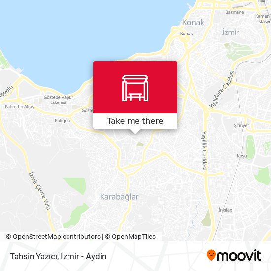 Tahsin Yazıcı map